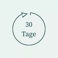 Ein kreisförmiger Pfeil bildet eine vollständige Schleife mit dem Text „30 Tage“ in der Mitte und zeigt einen Zeitraum von 30 Tagen an, perfekt für Ihre Babyüberwachungsanforderungen.